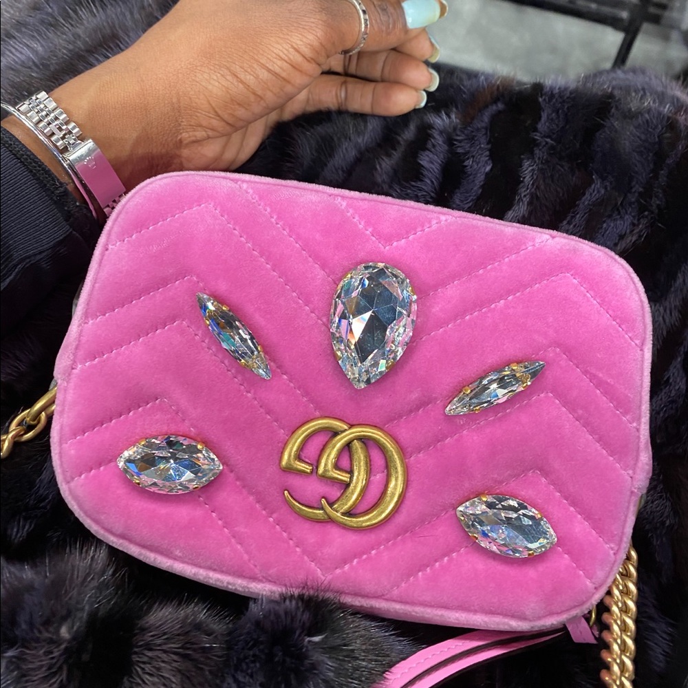 Gucci Crossbody, Blue Mink